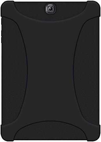 Амзер Солиден Силиконски Желе За Кожа За Samsung Galaxy Tab S2 9.7 SM-T810, Црн