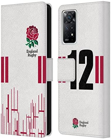 Главни Дизајни На Куќишта Официјално Лиценцирана Позиција На Англија Рагби Унија 12 2022/23 Играчи Домашен Комплет Кожен Капак