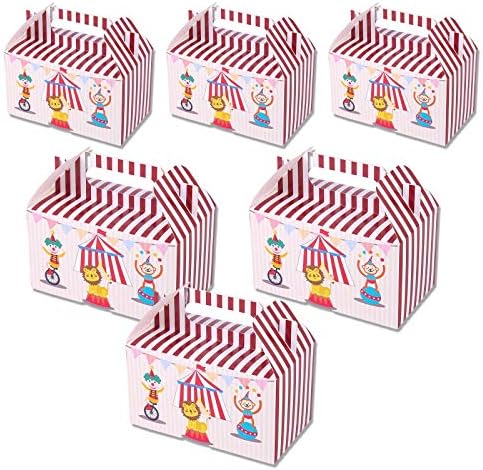 Кепато Третираат Кутии - 24 Пакет Розова Мала Хартија Партија Корист Торби За Колачиња - Виножито Добрите Кутии За Родендени и Настани-6,2