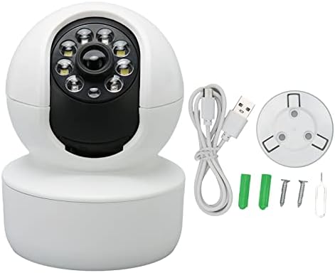 Паметна Безбедносна Камера, HD Wifi Камера 2mp Резолуција За Откривање На Движење Ноќ Двонасочно Аудио За Домаќинство