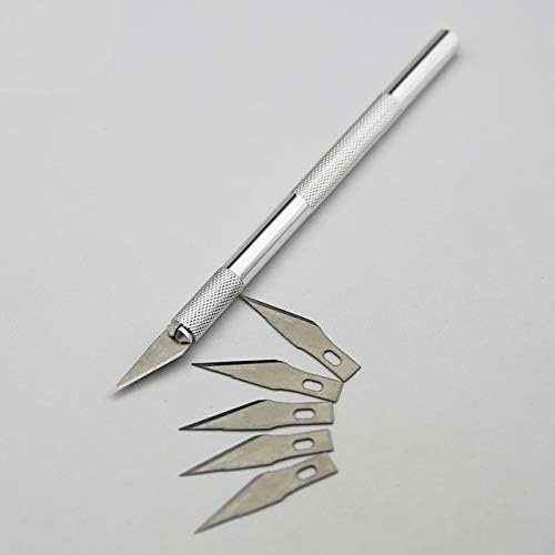 Tihude 100pcs 11 Заменски хоби сечило SK5 јаглероден челик занаетчиски ножеви за уметнички работи сечење резба хартија скулптура DIY