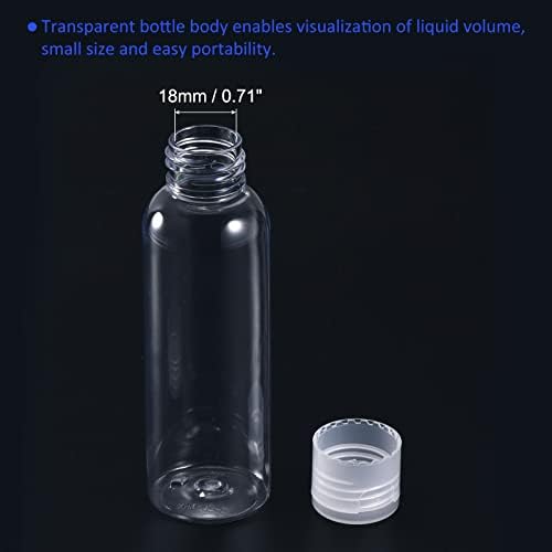 M метарност 6 парчиња пластични празни шишиња за стискање - тонер за балсам за шампон, шишиња за дистрибуција на пополнување, се применуваат