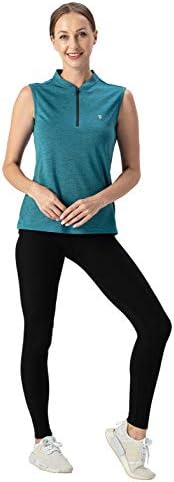 Ysento Women'sенски суво вклопни тениски кошули за голф по поштенски пакувања без ракави без ракави UPF 50+ јога салата за вежбање врвови