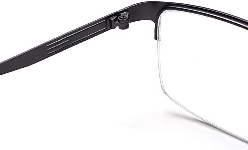 Очила За Кратковидост Со Половина Рамка -0,75 Мажи Жени Едноставни Удобни Очила За Миопија