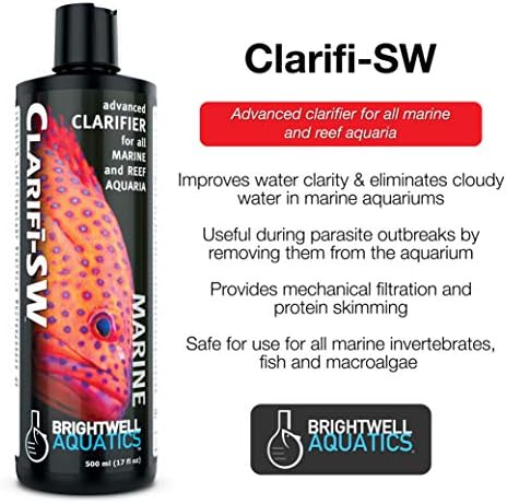 Aquatics Brightwell „Напредно разјаснувач на Clarifi-SW за сите морски и гребени акварии, 500 мл