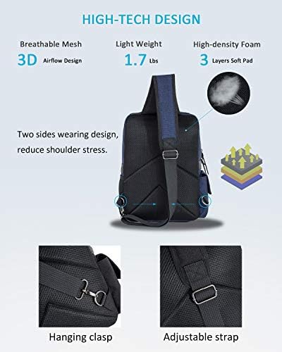 Торба за гласник за мажи платно, прашка торба со ранец лаптоп лаптоп торба за пешачење дневни пакувања, случајно тактичко училиште