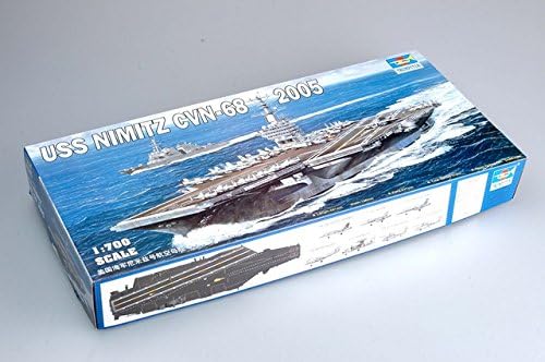Трамп 1/700 USS Nimitz CVN68 Aircraft Carrier 2005 Модел комплет