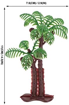 Happyyami Вештачки Растенија Терариум Декор 50 парчиња Модел Дрвја Минијатурни Дрвја Диорама Модели Дрвја Архитектура Дрвја Пејзаж