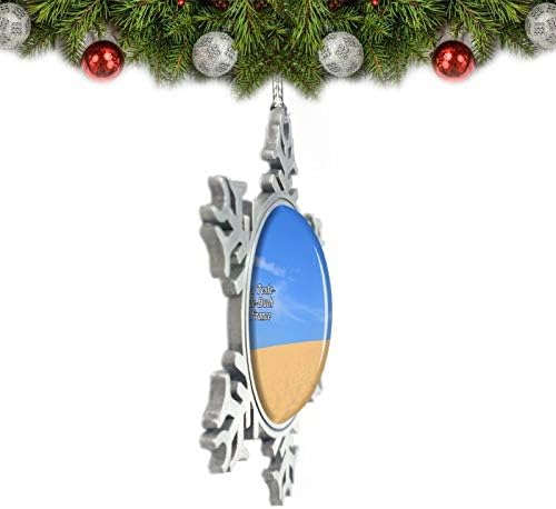 Умсуфа Франс Дуна од Пилат ла Тест-де-Бах Божиќ украс Декорација на дрво кристален метален сувенир подарок