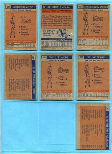 1972-73 Стартер на Топс постави многу 16 различни кошаркарски картички VG/EX - NM Sta - Непотпишани кошаркарски картички