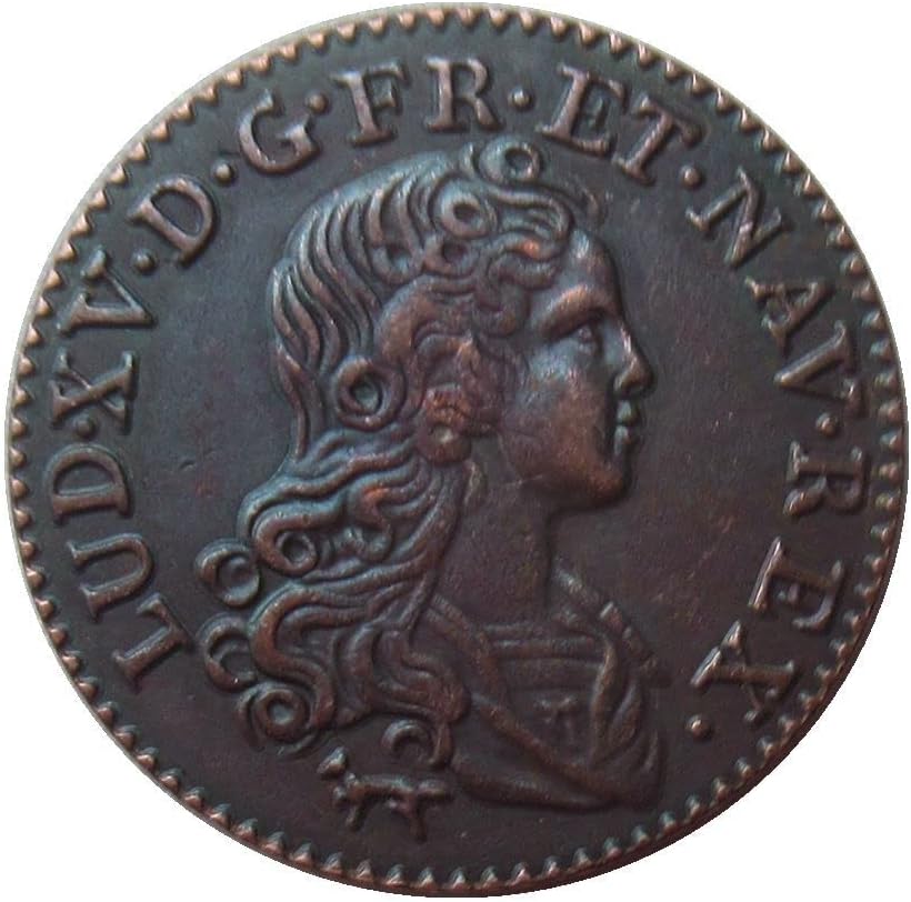 1720 Француски Странски Копија Бакар Комеморативна Монета
