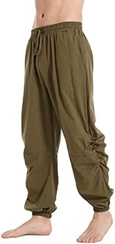 Зимски панталони на Фсахје, Менс, панталони за истегнување, мажи, преголеми панталони поделени на колкот лето вграден појас