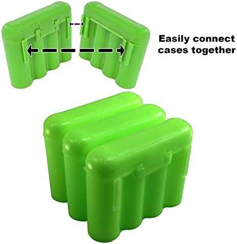 2 Casesц Батерија Зелена Cases ААА Батерија Пластични Кутии За Чување Кутии