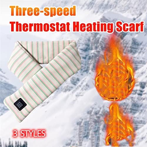 Зимска зимска топла загрева шамија на USB, анти-лежишта што може да се наполни со цервикална јака може да се мие директно