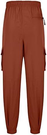 Машки карго панталони, машка комбинезони кои влечат повеќе џебни панталони панталони за пешачење памучни панталони со памук, памучни панталони