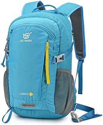 Skysper мал ранец за пешачење, 20L лесни ранец за патувања водоотпорен пешачки пакет за жени мажи