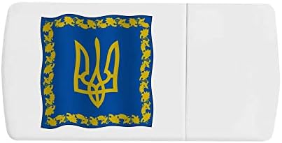 Кутија за пилули „Претседател на знамето на Украина“ со сплитер на таблети