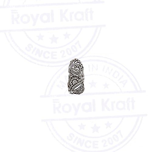 Дрвени марки на Royal Kraft DIY ткаенина, текстил, глина, грнчарија, хартија, блокови за печатење на Хена ThatAg011