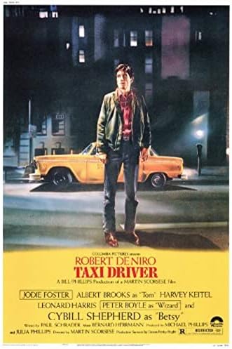 Таксист возач 11 x 17 филмски постер - стил А