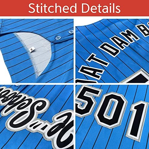 Обична лента за бејзбол дрес, 90 -тите хип -хоп облека зашиена персонализирана бројка за мажи/жени/млади