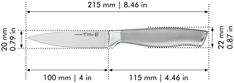 Модернистички нож за паркирање со 4-инчен тренер на Хенкелс, германско инженерство информирано од 100+ години мајсторство