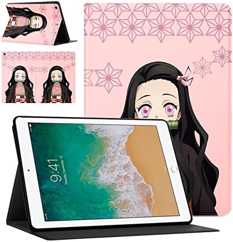 Слатка за слатка аниме за iPad 9.7 случај 2018 ipad 6 -та генерација случај/2017 iPad 5 -та генерација -аниме печатена фундација фолио покритие