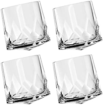 стакло тамблер 4 Парчиња Чаши За Пиење Во Собата Виски Очила, Виски Тамблер,Шкотски Виски, Бурбон, Коктели Домаќинство Вода Очила Барвер