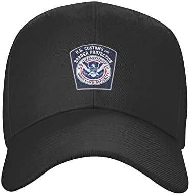 Лиичес лепенка на американската царинска и гранична заштита Бејзбол капа за мажи жени обични патки јазици капа каскета
