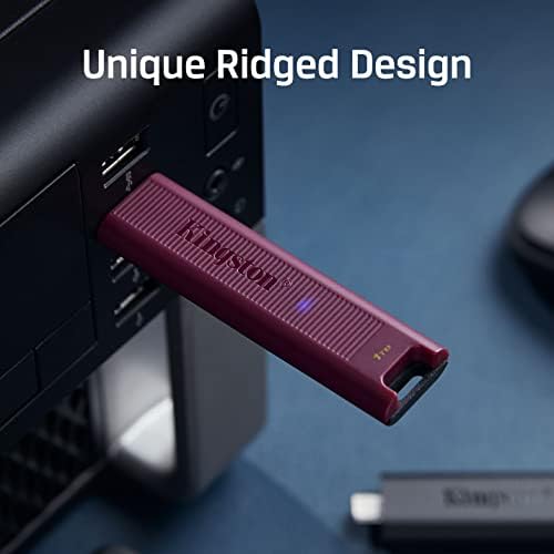 Kingston DataTraveler Max Type-A 256 GB USB Flash Drive со високи перформанси USB 3.2 Gen 2 до 1000 MB/s Дизајн на лизгачки капа DTMAXA/256
