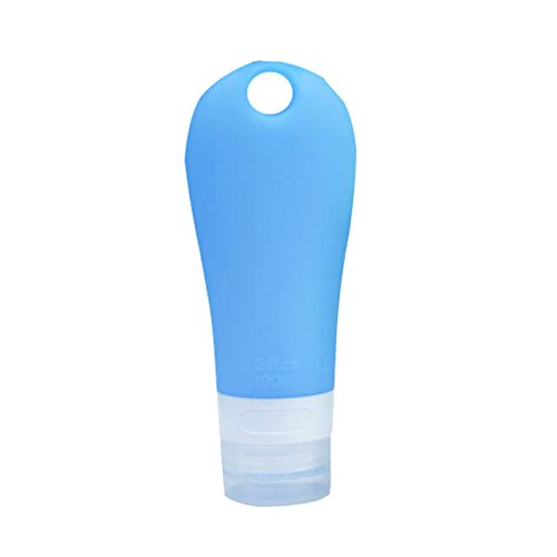 Зумзуп шишиња за патувања поставени 3 пакувања силиконски козметички воздушни патувања практики за мултифункционално шише тоалети комплети