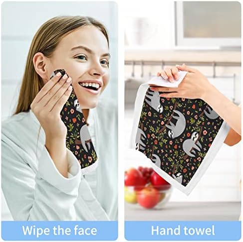 Кигаи 6 пакувања Симпатични мијалници за миење садови - меки крпи за лице, крпи за теретани, хотел и бањата, крпи за чисто памучно