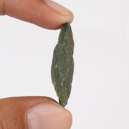 Лабава скапоцен камен 40,85 КТ сурова груба зелена жад заздравување кристал природно груб зелен жад