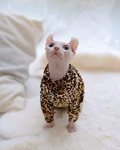 Дуомасуми Сфинкс облека за мачки бебе мека мачка под облека облека без влакна мачка облека зимска маче облека за корни, Девон, мачка Петербалд