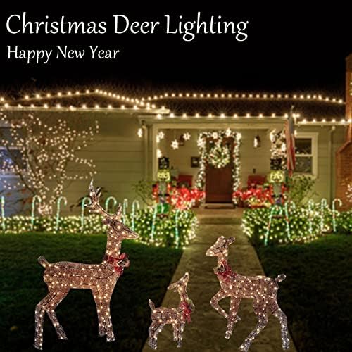 Божиќни украси стакло Божиќно светло елен на отворено Божиќни ирватори водеше Божиќни светло идните светло за украсување на отворено