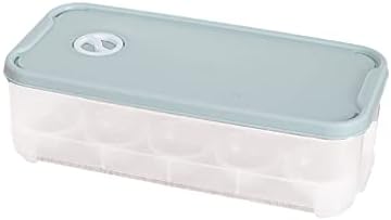 BLMIEDE 10 Кутија За Чување Држач Јајца Кутија Фрижидер Контејнер Организатор Пластични Мрежи Кујна,Јадење &засилувач; Бар За Складирање