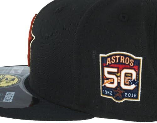 MLB Хјустон Астрос автентичен на поле 59fifty капа од тули црвена