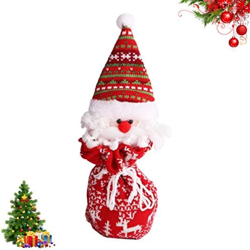 Toyvian Nativerity Decor Decor Christmas Candy Candy Pouth Santa Snowman ирваси и ирваси за подароци за влечење торба Божиќ