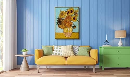 Вико уметност голема врамена wallидна уметност на сончоглед од Ван Гог Слики Репродукција Апстрактни платно отпечатоци за украси за