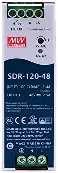 Сдр-120-48 Значи Добро Најдобра Цена 120W 48V 2.5 Прекинувачко Напојување Menwell SDR-120-48