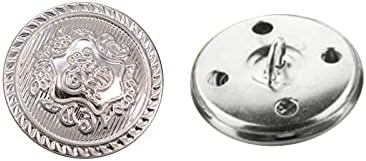 Сет на копче за метал Блејзер Метал, 18 мм и 23мм, кои можат да се отстранливи метални копчиња, женски и машки фармерки за облека