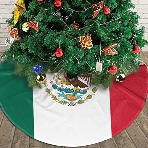 Елка Здолниште, 30-48 Инчен Знаме На Мексико Дрво Мат За Божиќ Украси Празник Партија Орнаменти