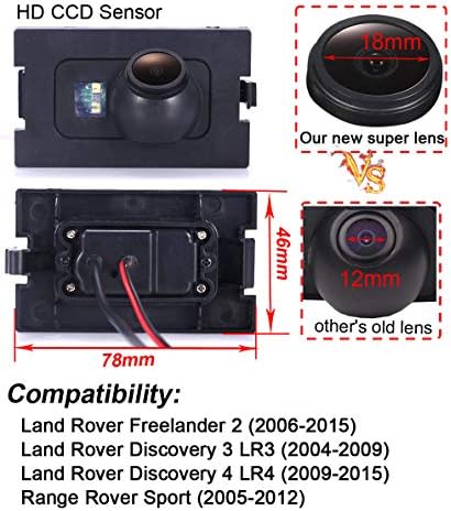 Супер HD камера на возилото 1280x720 пиксели 1000 ТВ линии Водоотпорен Автомобил Автомобил Заден Поглед Резервна Камера, 170° обратна