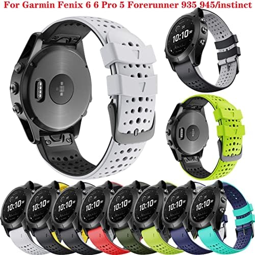 Kangdd 22mm Quickfit Watchband за Garmin Феникс 7 6 6Pro 5 5Plus силиконски Бенд За Пристап S60 S62 forerunner 935 945 Рачен Зглоб