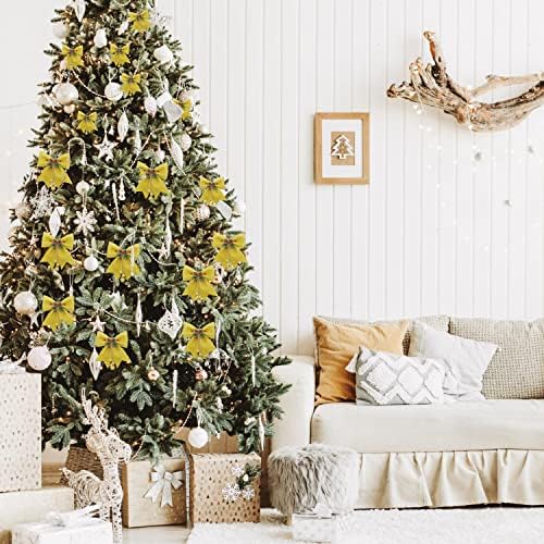 Божиќни украси за лак, лак за златен венец, украс занаетчиски подарок лак за занаети за новогодишни украси дома