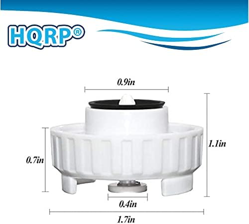 Cap Cap HQRP 2-пакет со шише со шише, компатибилен со Emerson Hidair HD14050 HD1405 HD14060 HD1407 HD14070 HD30030 HD6000 HD60000