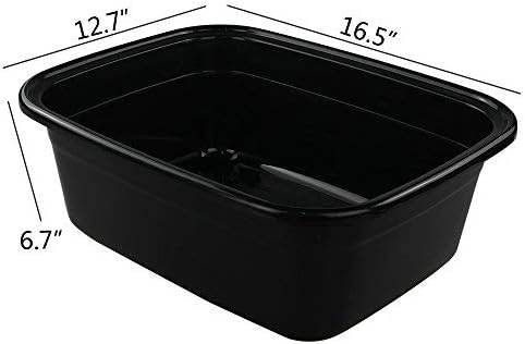 Saedy Black Dish Tan за миење садови, 16 кварта, 3 пакувања