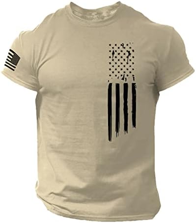 Dudubaby 4 -ти јули кошули Менс мускул Американско знаме облека Графички салата за вежбање 1776 кошула