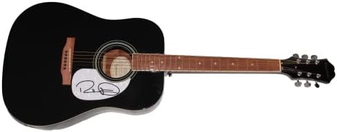 Расел Дикерсон потпиша автограм со целосна големина Гибсон епифон Акустична гитара Б/Jamesејмс Спенс автентикација JSA COA - Суперerstвезда