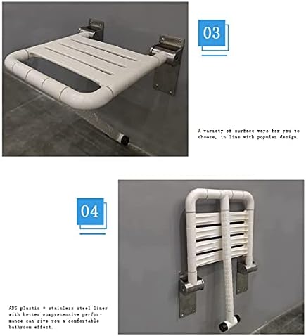 Luofdclddd grab bar ， тоалет стариот безбедносен wallиден стол, седиштето за капење без бариери за инвалидитет, столче за столче за склопување