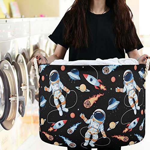 Визион Астронаут ракета црни перални корпи за перење ткаенини за складирање на корпа за складирање на кутии за складирање полици